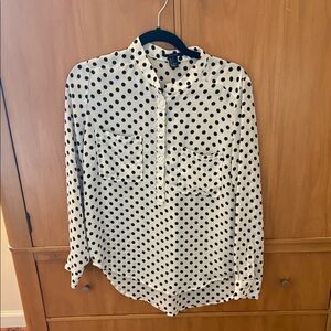 Forever 21 Polka Dot Button-Up Shirt